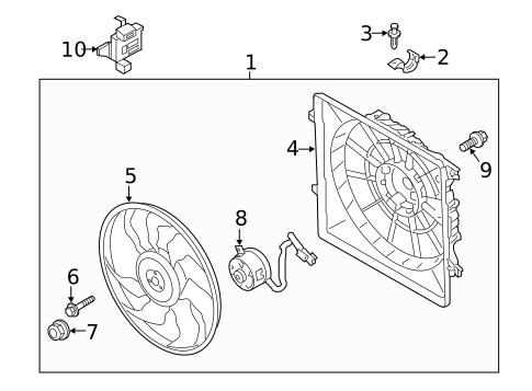 Cooling Fan for 2019 Kia Sorento #0