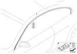 51767008583 - Vehicle Trim: Roof Frame Strip, Left for BMW Image