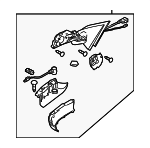 7L6857507CE01C - Body: Mirror Assembly for Volkswagen Image