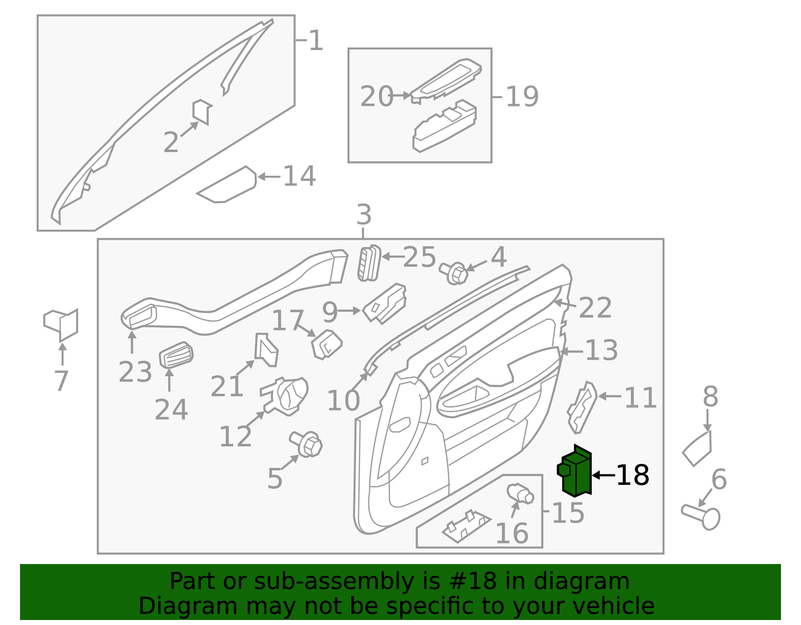 93555-3M001-V2 - High-Quality Trunk Lid Release Switch for AutoNation Parts