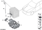 51649907859 - Vehicle Electrical System: Hex Bolt for BMW Image