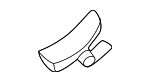88016R0000OFB - Body: Recline Handle for Kia Image