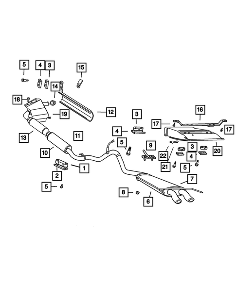 Exhaust System for 2002 Dodge Viper #0
