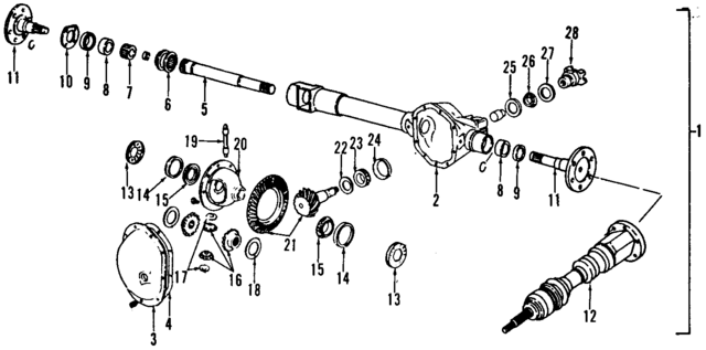 3723251 - Universals &amp; Rear Axle: Companion Flange for Mopar Image