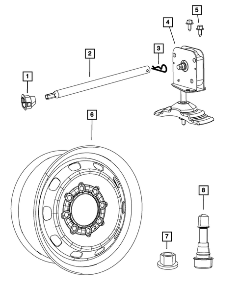 Wheel Spare for 2023 Ram 2500 #0