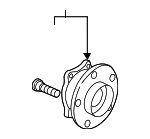 B45A3304X - Brakes: Hub Assembly for Mazda: 3, CX-3 Image
