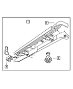 82206116 - Mopar Accessories - Component Parts: Full Running Board Kit for Jeep: Liberty Image