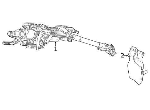 Steering Column Assembly for 2025 Acura TLX #0