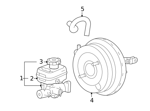 Master Cylinder - Components On Dash Panel for 2006 Isuzu i-350 #0