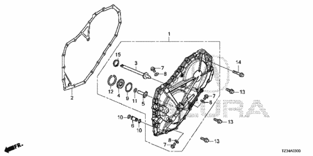 AT Left Side Cover for 2020 Acura TLX #0