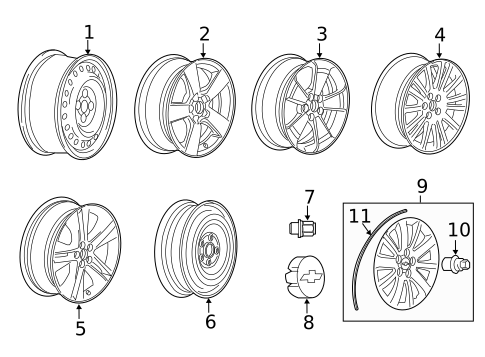Wheels for 2014 Chevrolet Cruze #0