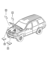 55116809AA - Labels All Vehicle Locations: Refrigerant Label for Mopar Image