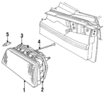 4451508 - Electrical: Lens &amp; Housing for Mopar Image