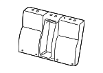 82121T3RA11ZB - Body: Seat Back Cover for Acura Image