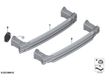 51125A4E7F9 - : Carrier, Bumper Rear for BMW Image