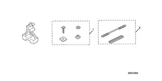 Surfboard Attachment for 2008 Honda Pilot #0