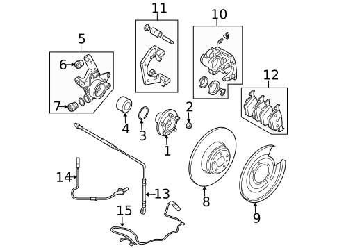 Rear Brakes for 2010 Land Rover Range Rover #0