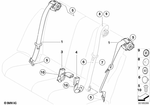 72112996491 - : Upper Belt Rear for BMW Image
