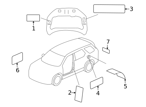 Labels for 2026 Honda Passport #0