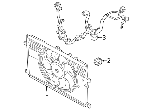 Cooling Fan for 2018 Fiat 500X #0