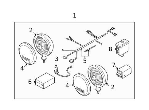 Driving Lamps for 2005 Mini Cooper #0