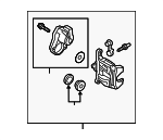 8W0615403MSL7 - Brakes: Caliper Assembly for Audi: A4, A4 Quattro, A5 Sportback, Q5, S5 Sportback, SQ5 Image