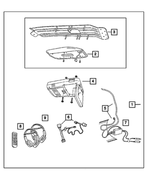 5166867AB - Mopar Accessories - Component Parts: Shroud Shroud for Mopar Image