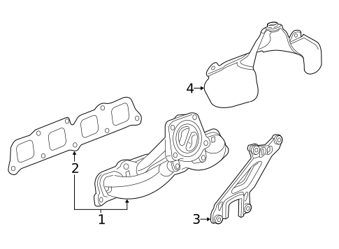 Exhaust Manifold for 2018 GMC Terrain #0