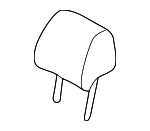 5K0885901GYCG - Body: Headrest, Outer for Volkswagen: GTI Image