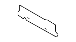 1Q186304582V - Body: Console Trim Panel for Volkswagen Image