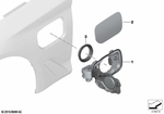 51177433414 - Bodywork: Cover Housing Charging Socket for BMW Image