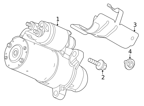 Starter for 2016 Buick LaCrosse #0