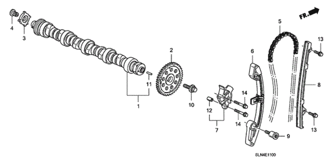 Camshaft - Cam Chain for 2008 Honda Fit #0