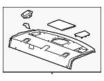 22931677 - Body: Pkg Tray Trim for Cadillac: CTS Image