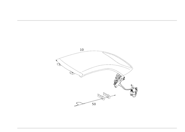 2077780000 - Soft Top: Tensioning Strap for Mercedes-Benz Image image