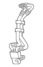 3QF317801C - Cooling System: Return Line for Volkswagen: Atlas, Atlas Cross Sport Image image