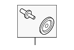 8782085Z00 - Body: Seat Back Frame Pin for Suzuki Image