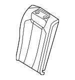 52209495338 - : Seat Back Pad for BMW: 230i, 230i xDrive, M2, M240i, M240i xDrive Image