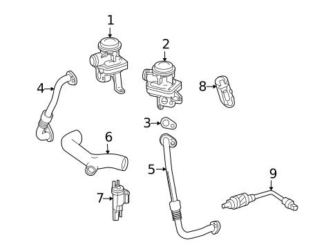 Emission Components for 2007 Mercedes-Benz R 63 AMG&reg; #0