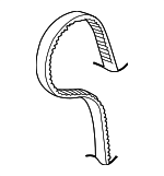 14400RCAA01 - Engine: Timing Belt for Acura Image