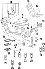 14026708109045 - : Shift Knob for Mercedes-Benz Image