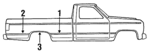 XC3Z9929076PTM - Body: Quarter Panel for Ford: F-150, F-250, F-250 HD, F-350 Image