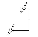 N90437601 - Body: Windshield Molding Rivet for Audi Image