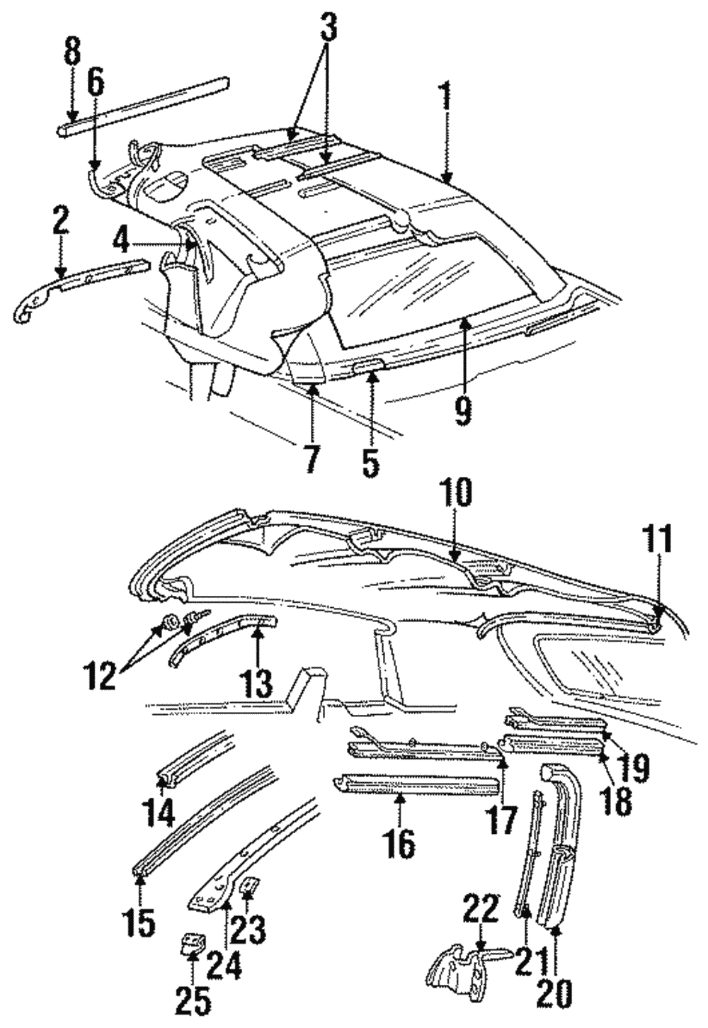 Headliner Retainer - Nissan (K8697-6X001)