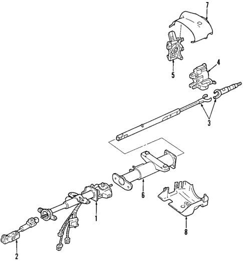 Steering Column for 2010 Hummer H3 #0