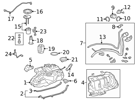 Senders for 2015 Lexus RX350 #0