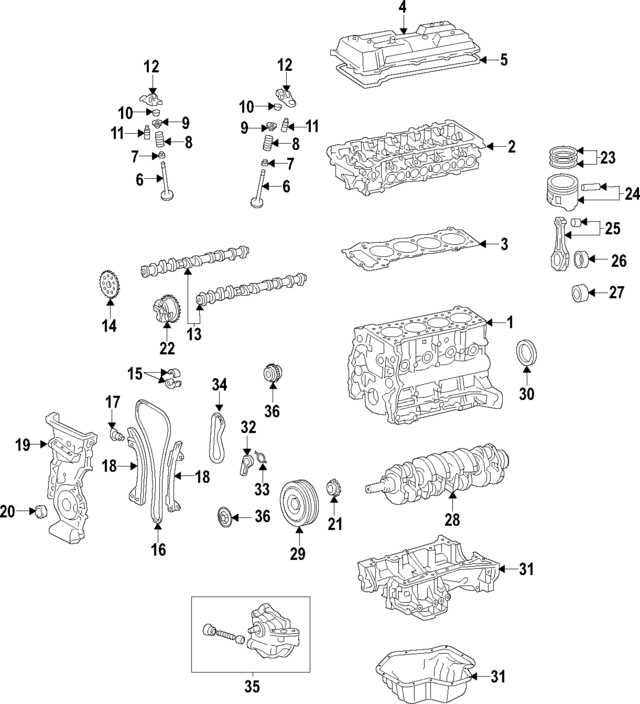 1350637070 - Engine: Engine Timing Chain for Toyota Image