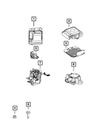 68428502AA - Restraints: Air Bag Control Module for Mopar Image
