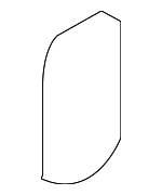 3D085817833N - Body: Blind Cover for Volkswagen: Phaeton Image