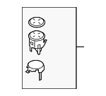 3D0858603B8X3 - : Cup Holder for Volkswagen Image